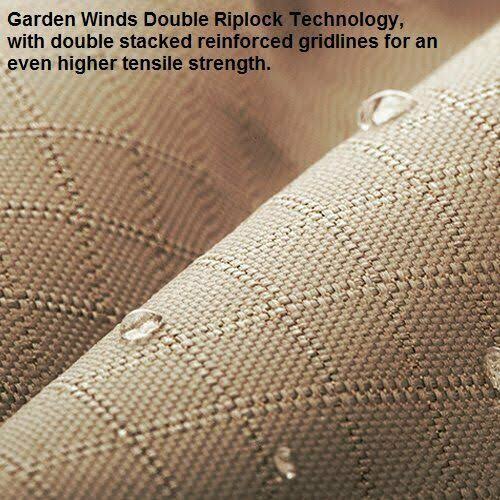 Garden Winds Replacement Canopy for The Hexagon Solar Gazebo (Model GFS00679B) Riplock 350