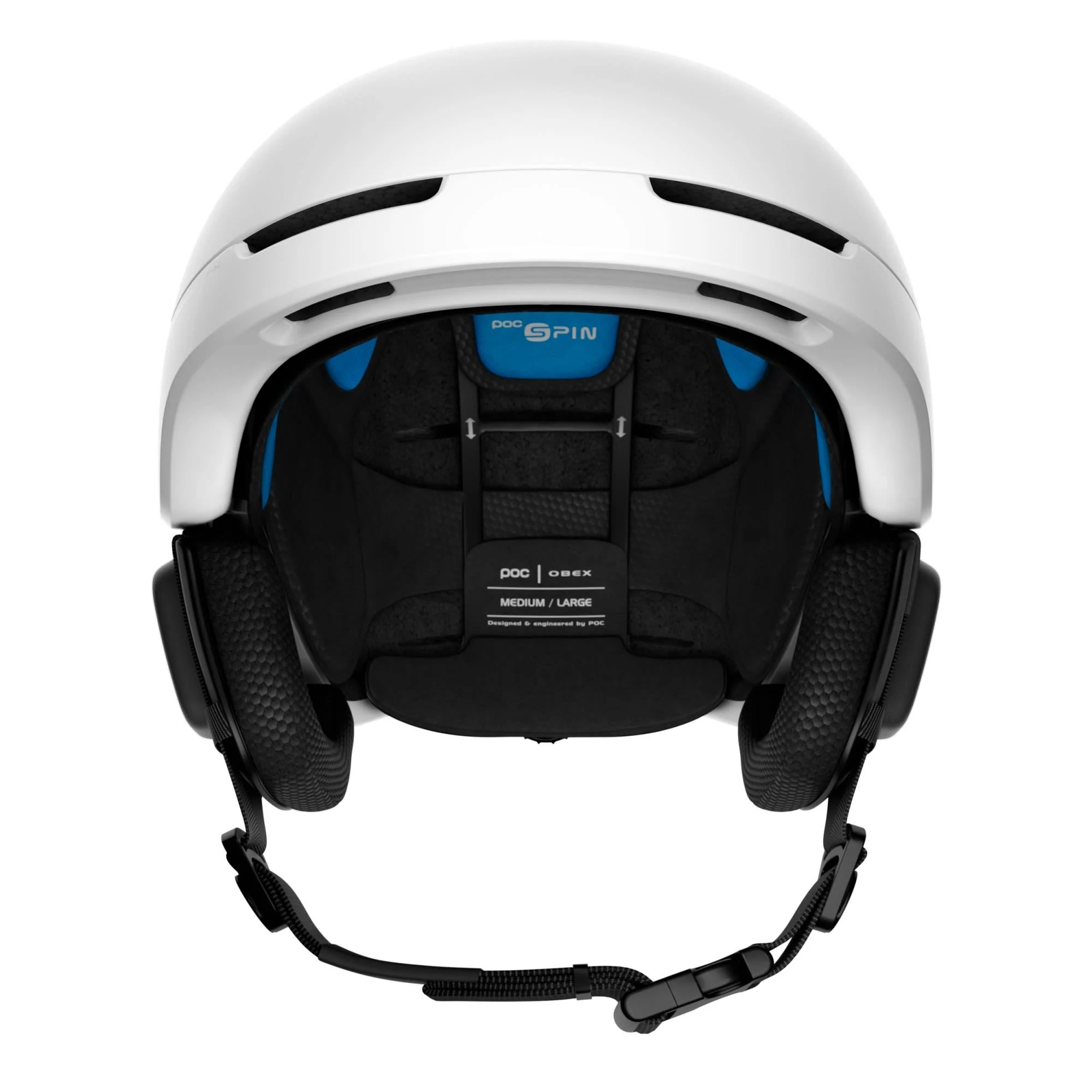 POC OBEX Spin Communication Helmet Hydrogen White, M/L