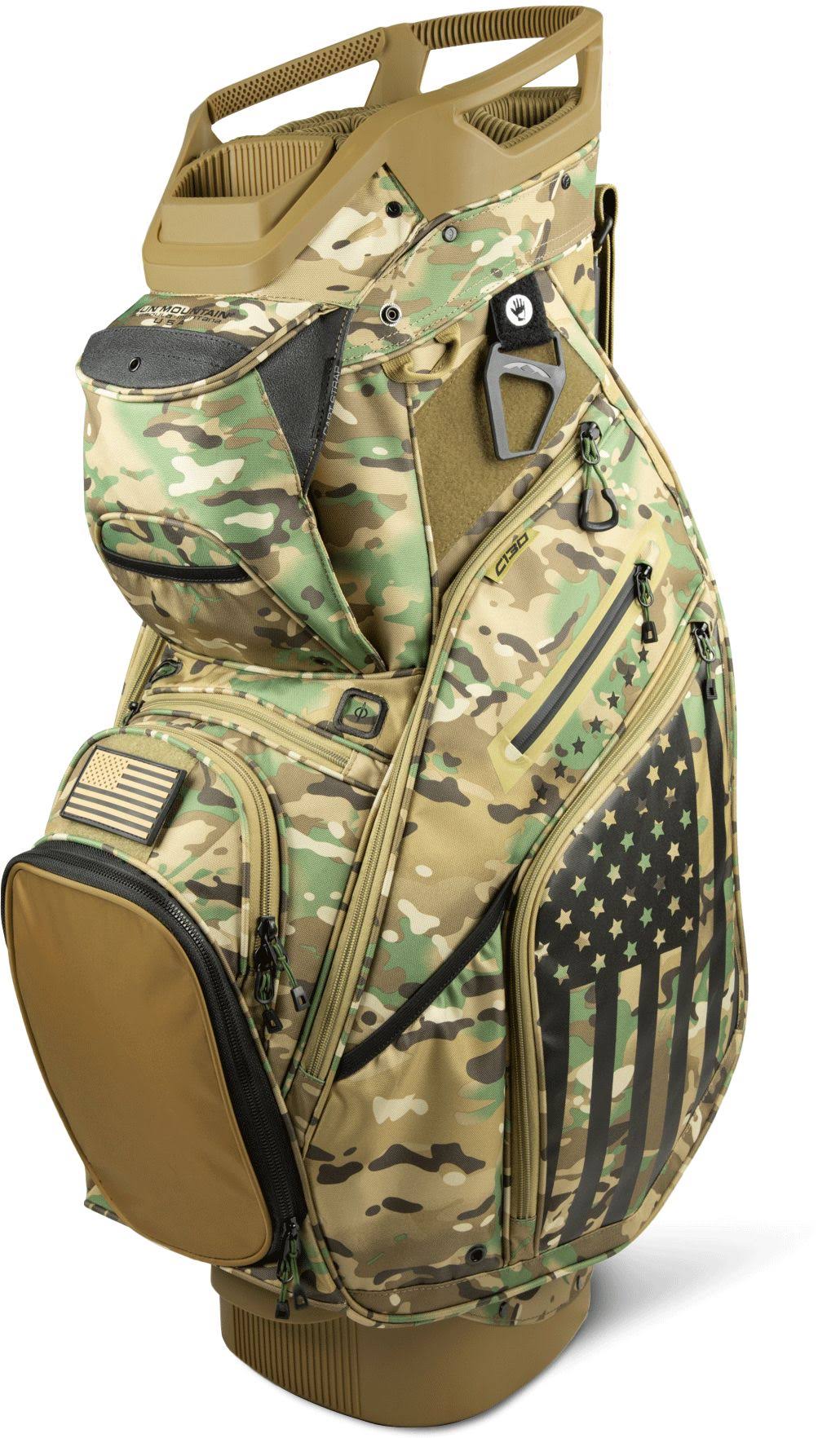 Sun Mountain 2022 C-130 Cart Bag - Sand / Camo