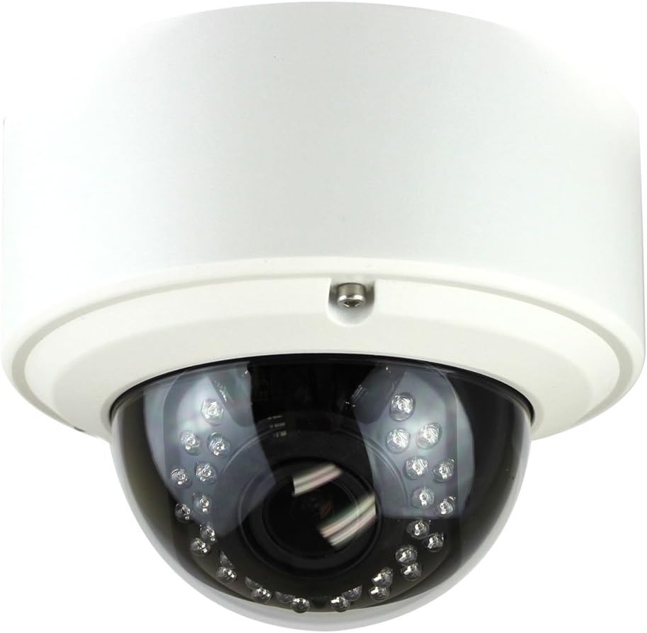 GW Security 5 Megapixel 2592 x 1920 Pixel H.265 HD 1920P Outdoor Indoor PoE Power Over Ethernet 1080P Security IP Camera with 2.8-12mm Varifocal Zoom Len (VD5071IP)