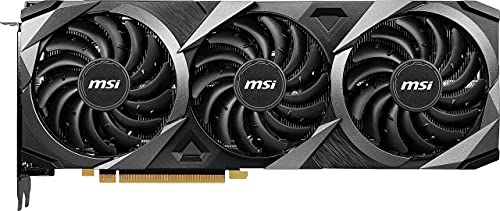 MSI Gaming GeForce RTX 3080 Ti Gaming X Trio 12G Computer Gaming Graphics Card 12GB GDRR6X 320-Bit HDMI/DP Nvlink Torx Fan 3 Ampere Architecture OC, NVIDIA GPU Video Cards for Gaming PC (Renewed)