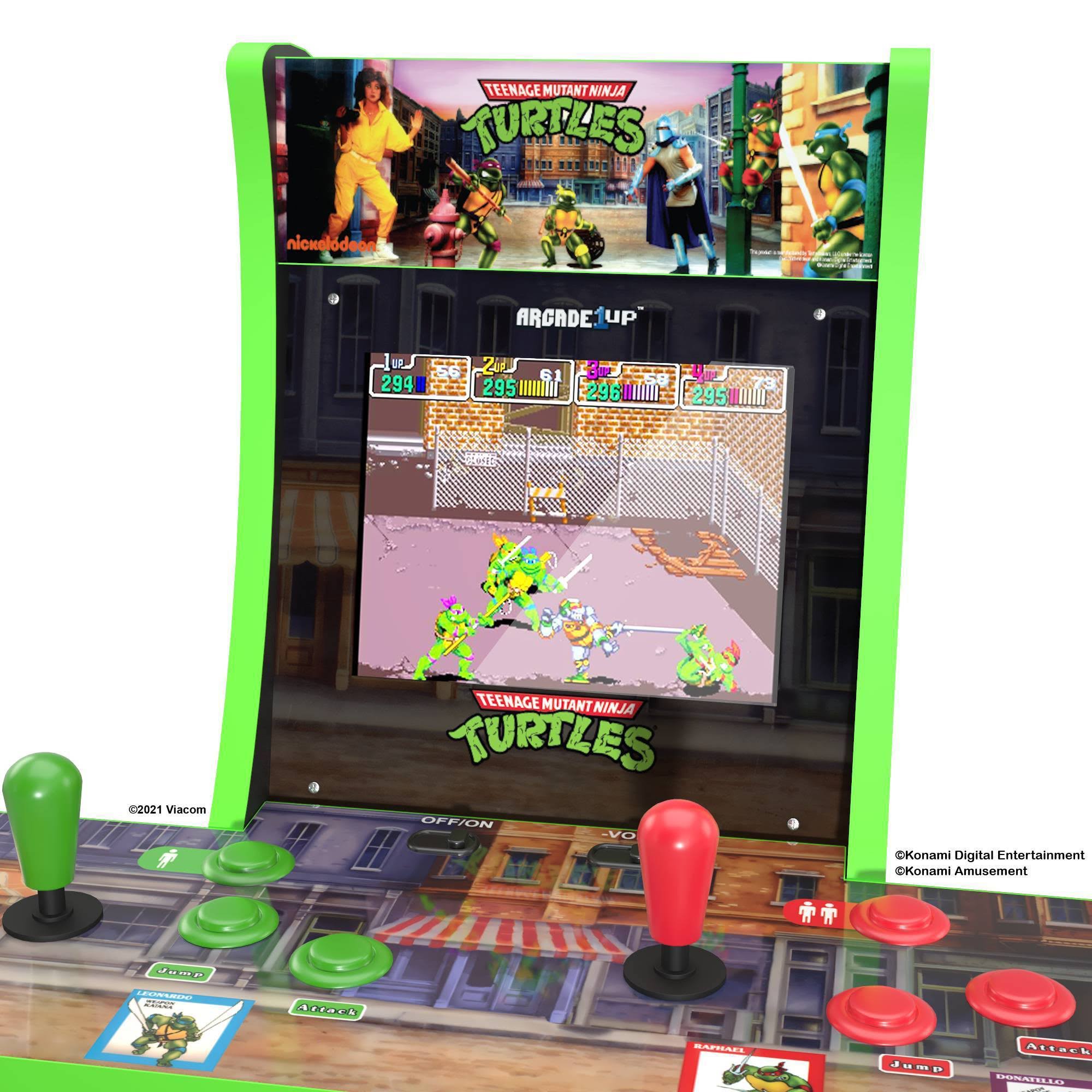 Arcade1Up Teenage Mutant Ninja Turtles 2 Player Countercade