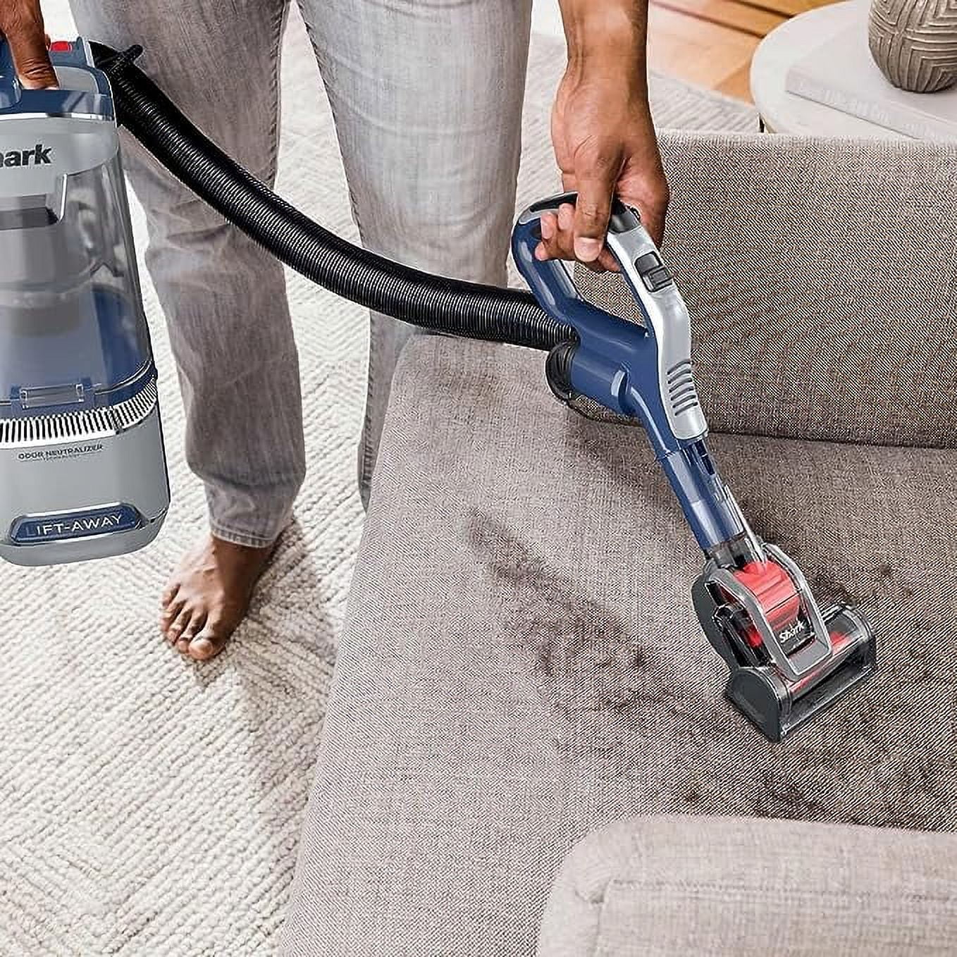 Open Box Shark UV900 Pet Performance Plus Lift-Away Upright Vacuum - Navy/Silver