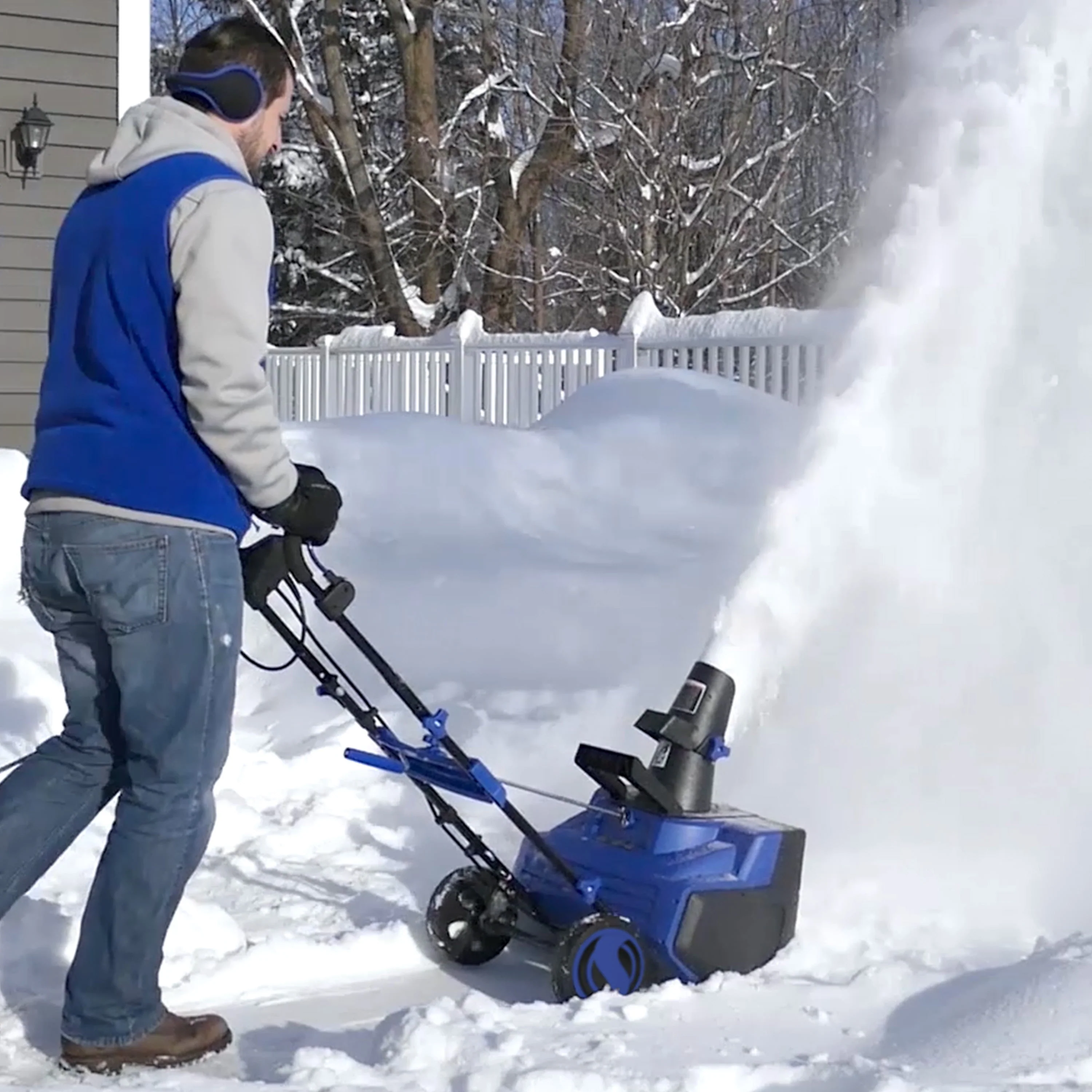 Snow Joe 21-inch Electric Single-Stage Snow Blower, 15-Amp, Directional Chute Control