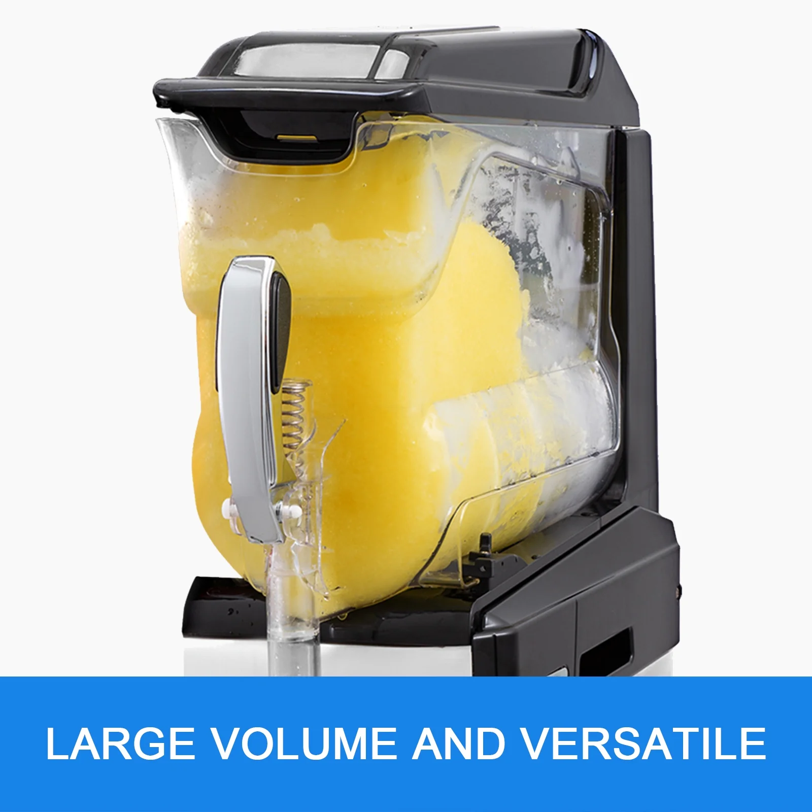 BENTISM Commercial Slushy Machine 10L Single-Bowl Full Size Slush Frozen Drink Machine 600W Commercial Use