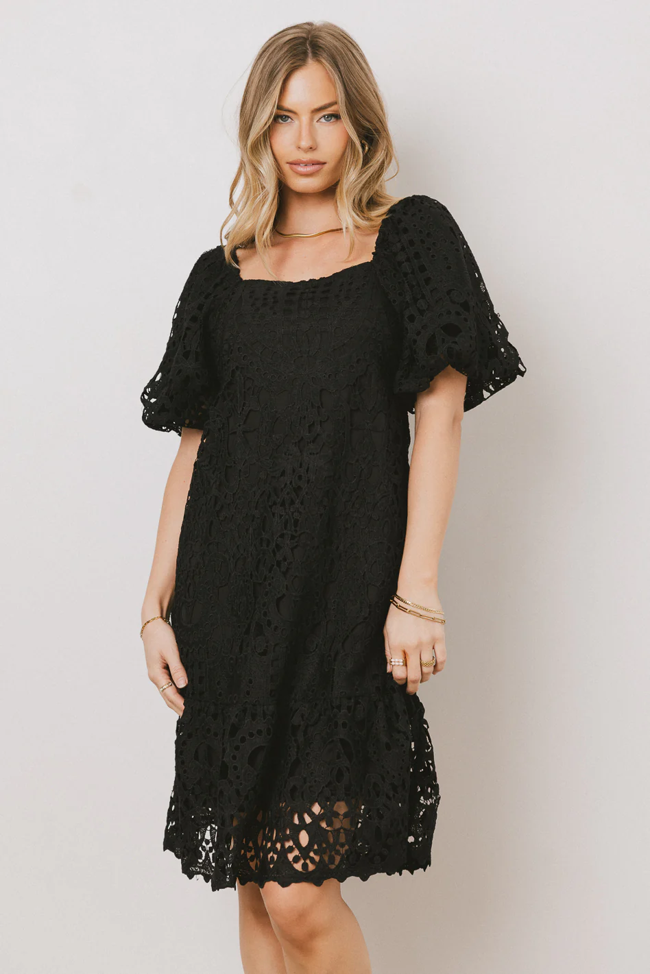 Antoine Eyelet Lace Dress - FINAL SALE