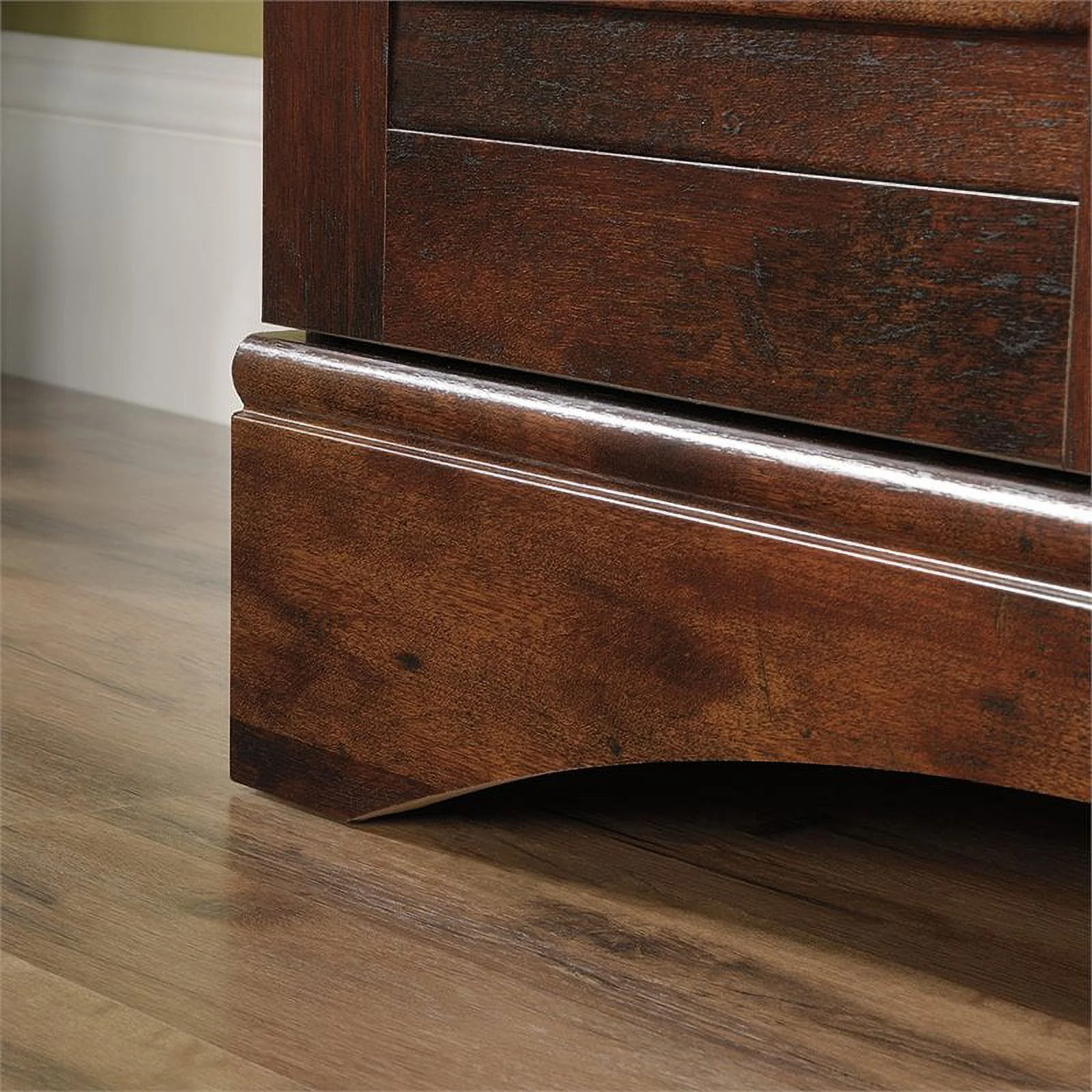 Sauder Harbor View Storage Cabinet, Curado Cherry Finish