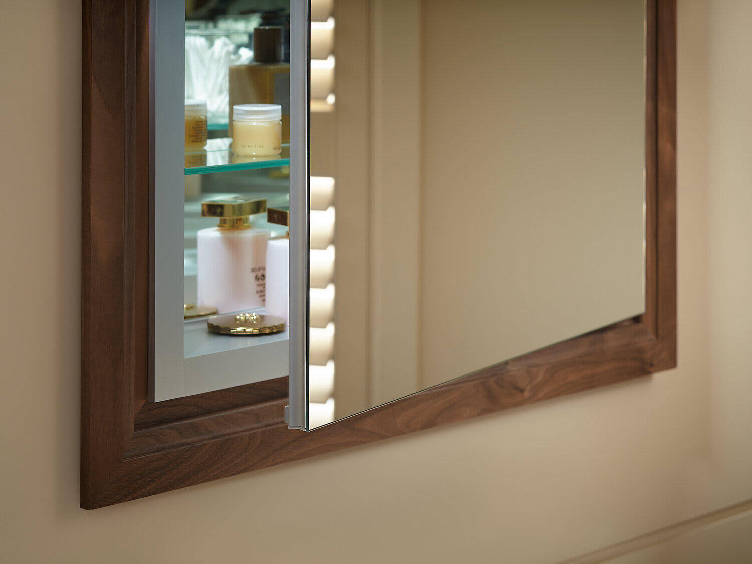 Kohler Claret Suede Damask Medicine Cabinet Surround, 15x22 Wide