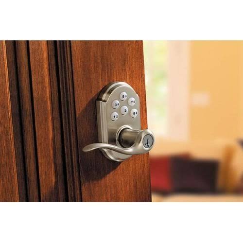 Kwikset Keyless Electronic Door LEVER; Satin Nickel