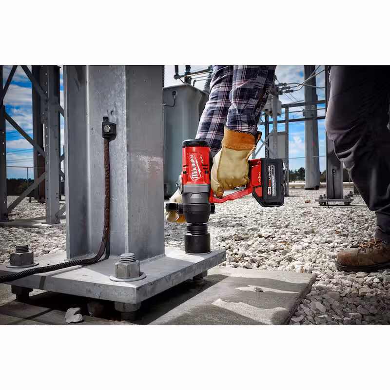M18 FUEL ONE-KEY 18V Lithium-Ion Brushless Cordless 1 in. Impact Wrench with Friction Ring & Protective Boot