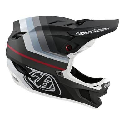 Troy Lee Designs D4 Composite Mirage Helmet - Black-Silver