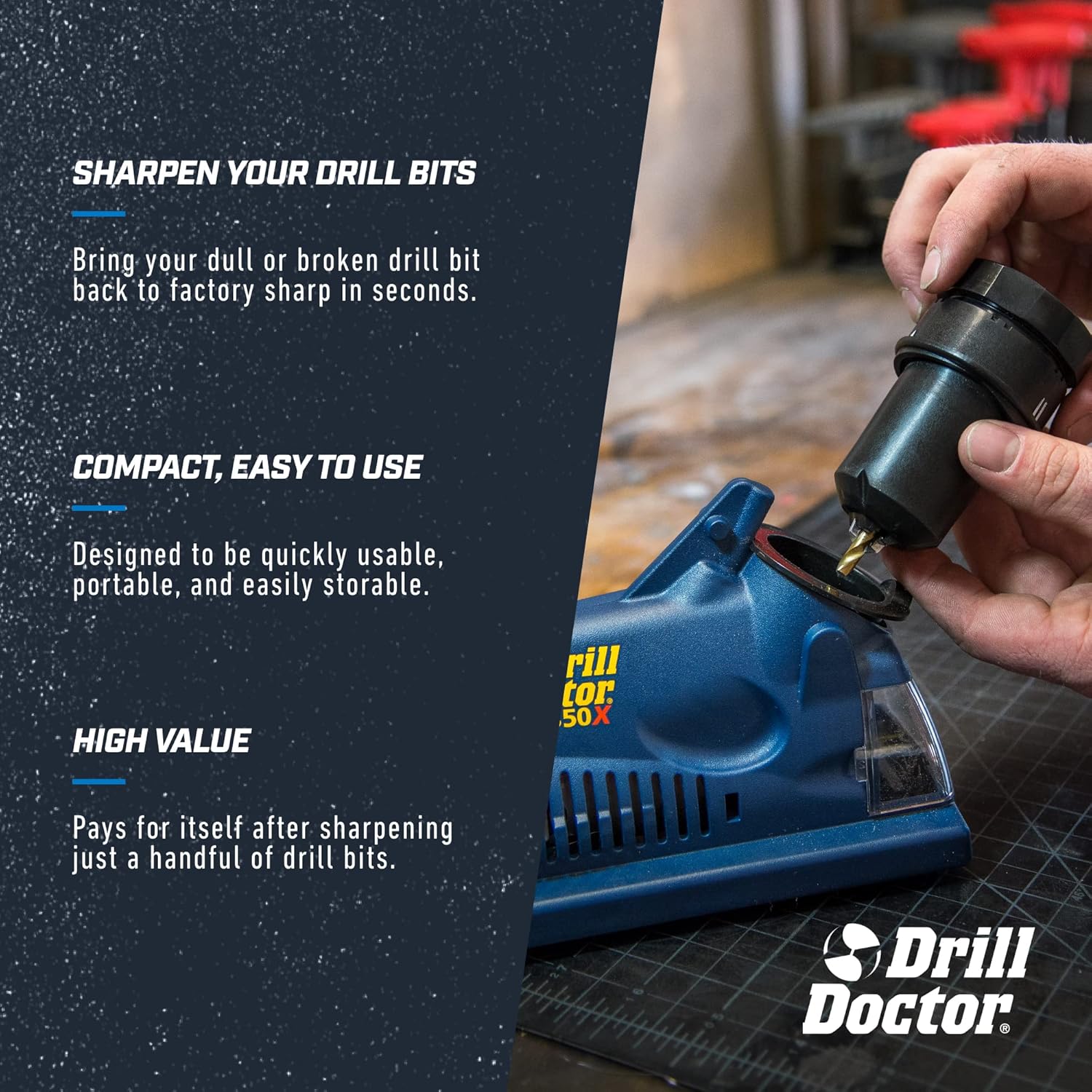 Drill Doctor DD350X Drill Bit Sharpener Pack of 2