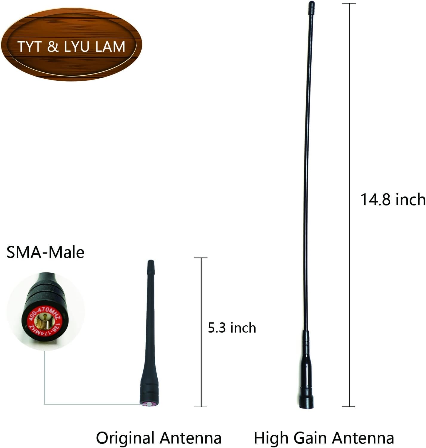 TYT TH-UV88 Ham Radio Handheld Two Way Radio Analog Amateur Dual Band VHF UHF Walkie Talkies for Adults Long Range, Rechargeable, 200 Channels, Scanner, LCD Display, DTMF, CTCSS/DCS, Support Chirp Pack of 2