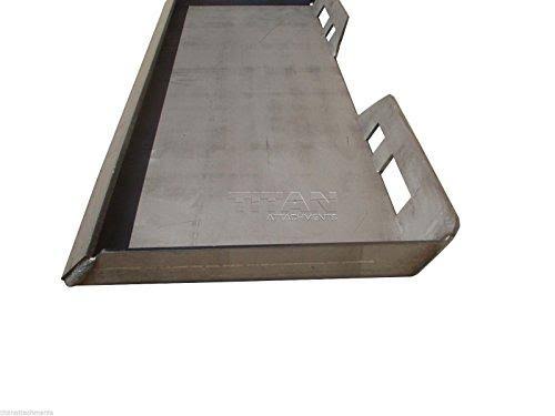Titan Attachments 5/16x22 Quick Tach Loader Cut Out Universal Mount Plate Skid Steer Bobcat Kubota