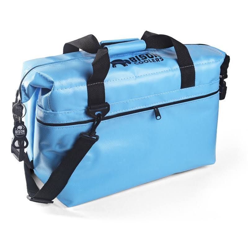 Bison Coolers - 24 Can - Softpak Cooler Blue