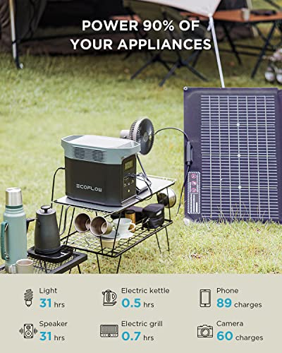 EF ECOFLOW Delta 2 with 220W Solar Panel Bundle