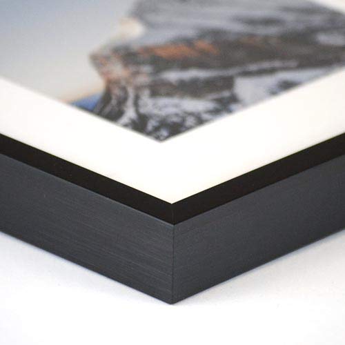 22 x 42 1/2 Satin Black Metal Frame (Ashford) 22x42.5 inches