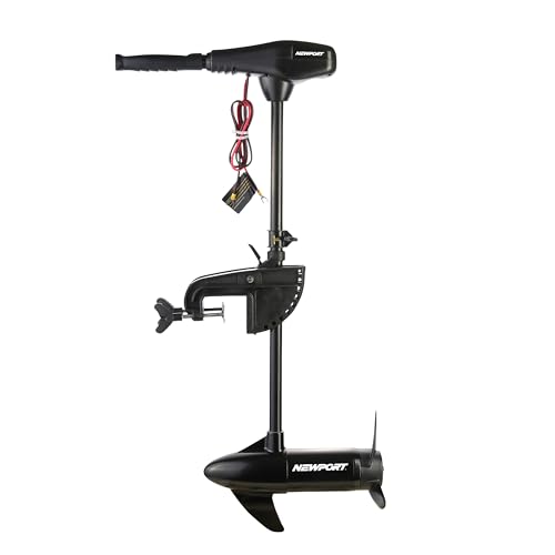 Newport NV-Series Thrust Saltwater Transom Mounted Trolling Electric Trolling Motor w/LED Battery Indicator