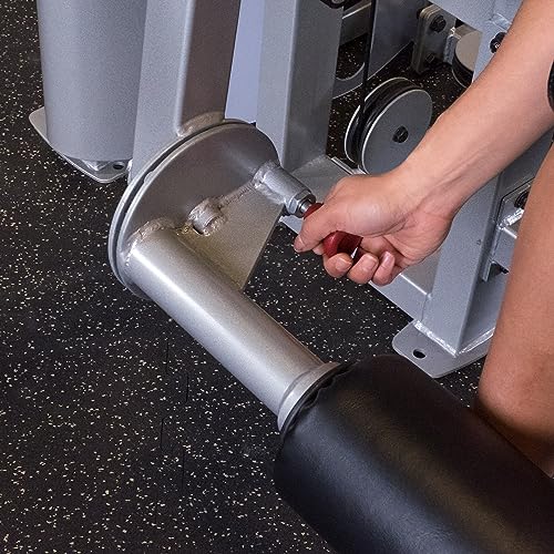 Body-Solid Pro Clubline Series II Leg Extension & Leg Curl Machine with Single Weight Stack for Home and Commercial Gym