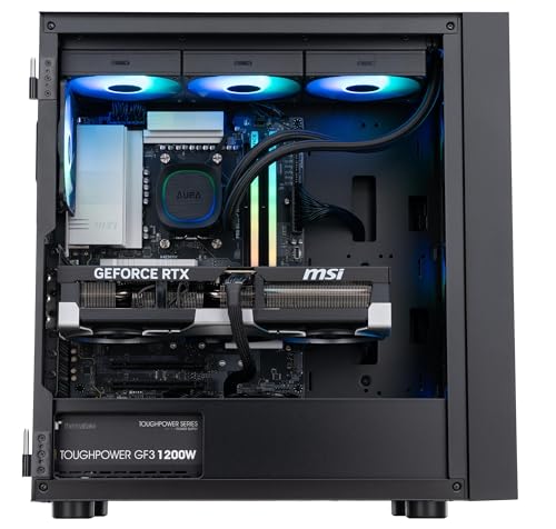 ABS Cyclone Aqua Gaming PC - Windows 11 - Intel Core Ultra 7 265KF - GeForce RTX 5070 - DLSS 4 - AI-Powered Performance - 32GB DDR5 6000MHz - 1TB M.2 NVMe SSD - CA265KF5070