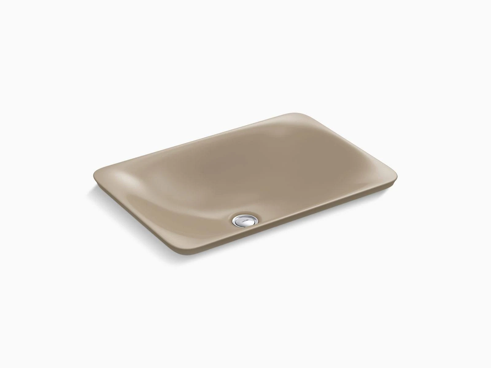 Kohler K-7799-33 Carillon Wading Pool Rectangular above-counter Bathroom Sink, Mexican Sand