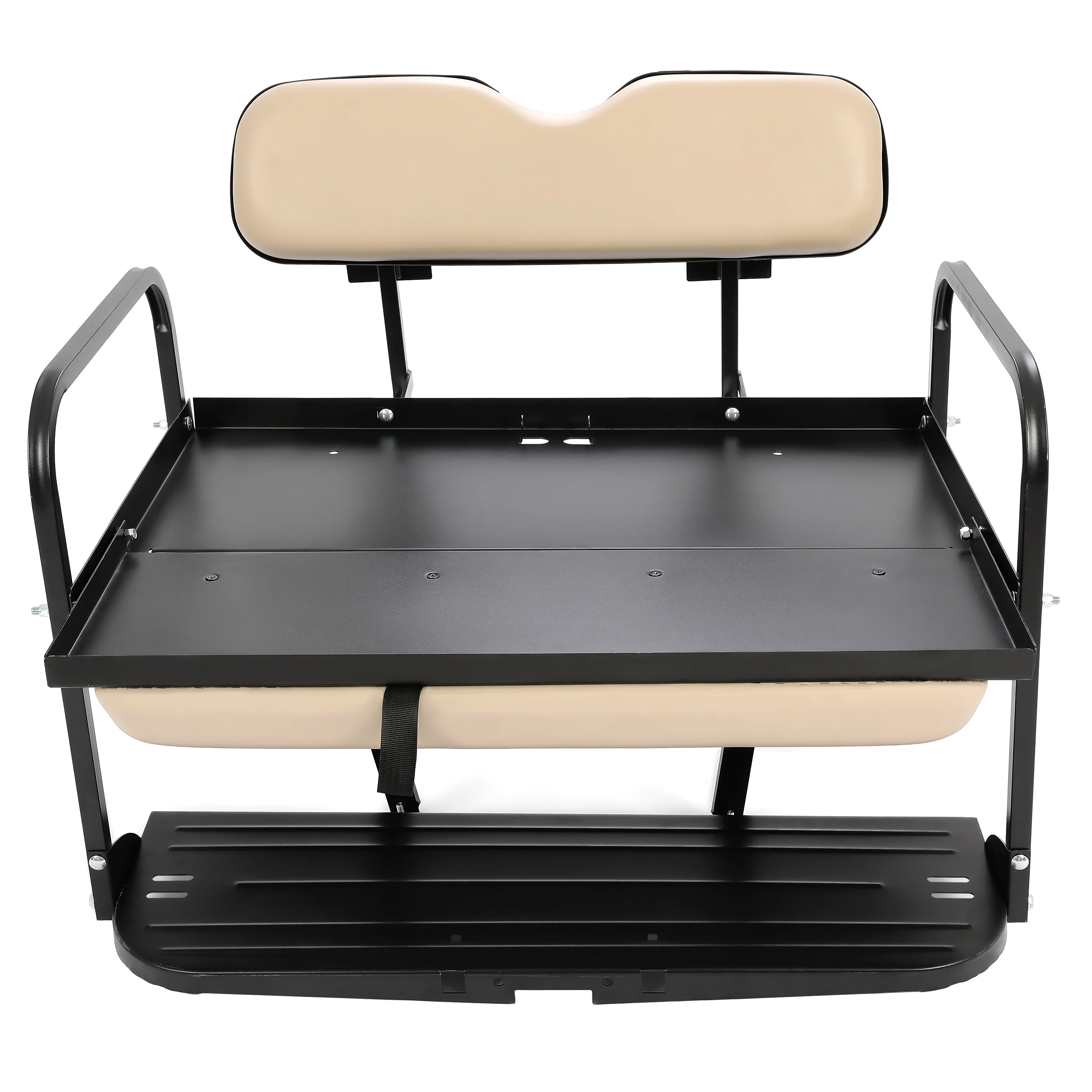 HECASA Rear Back Seat Kit for EZGO Marathon Pre-1994 Golf Cart Tan Flip Folding