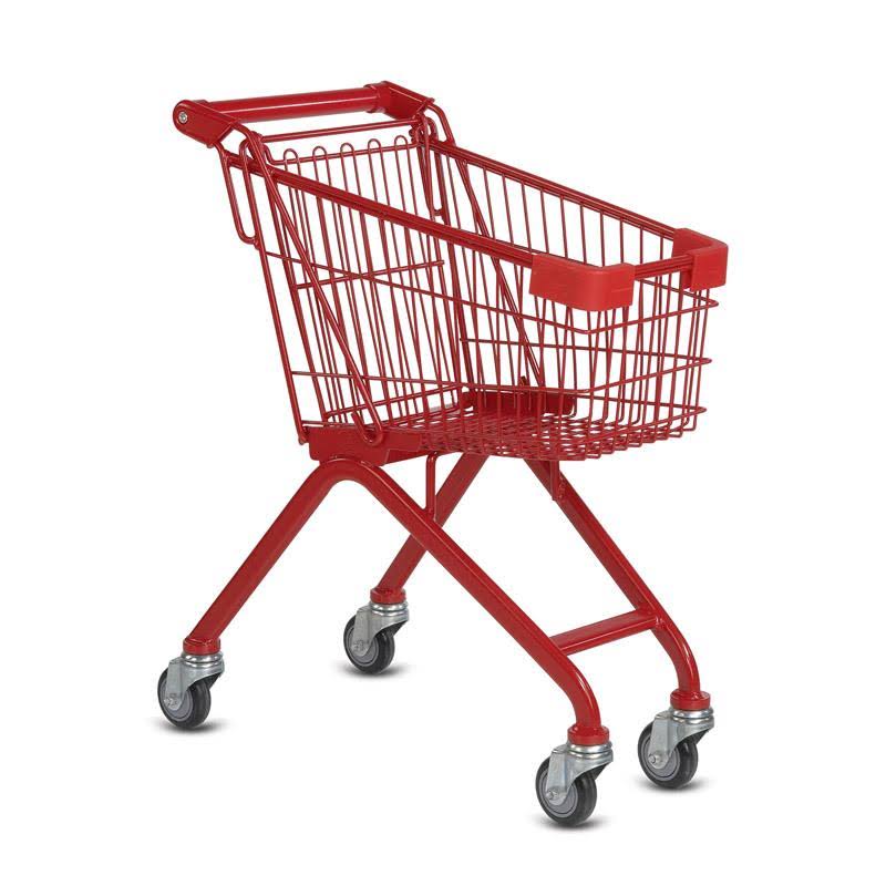 Versacart 28.43 in. H x 13.78 in. W x 24.50 in. L Red Kiddy Shopping Cart