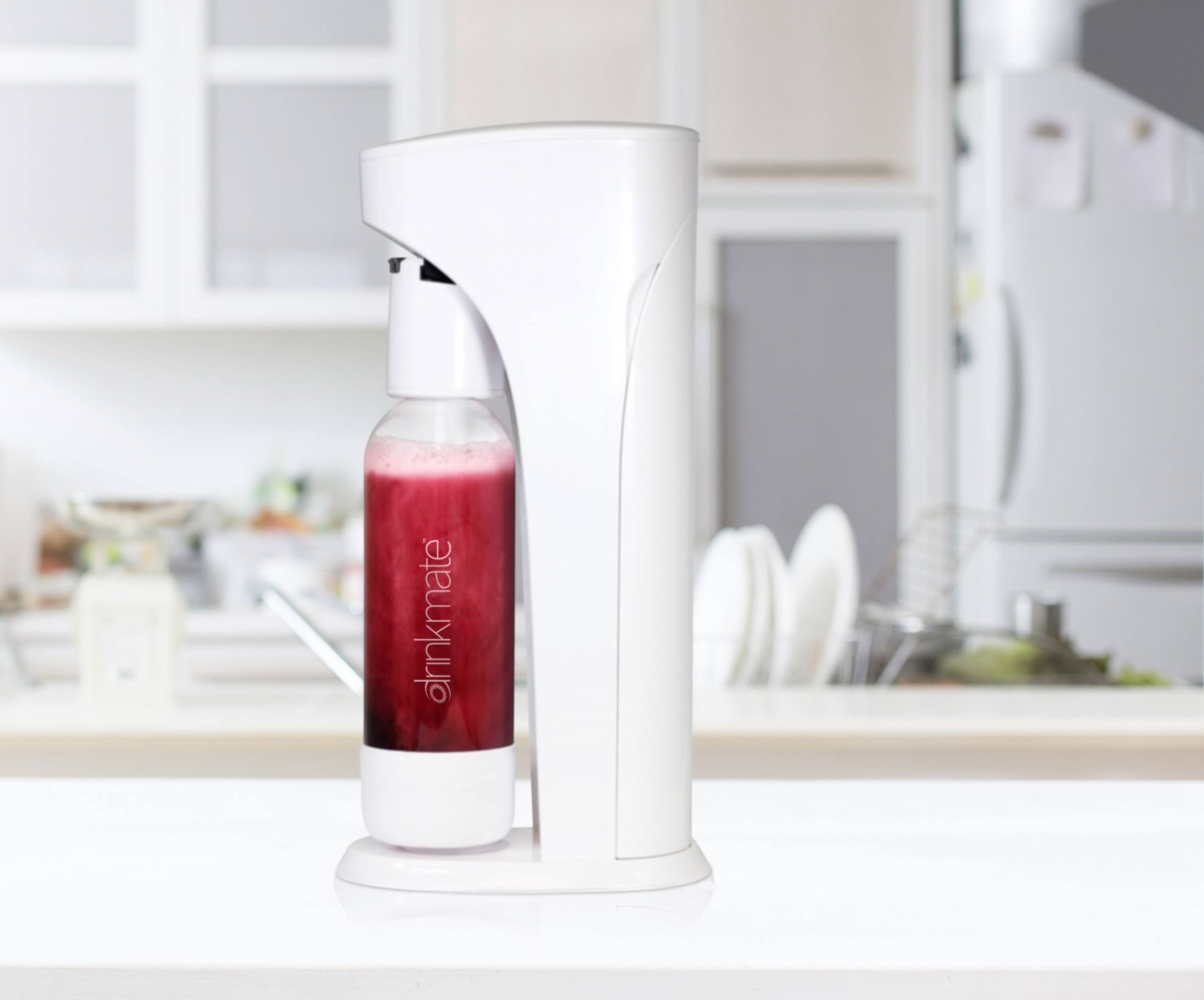Drinkmate Sparkling Water and Soda Maker, Carbonates Any Drink, Includes One 1L