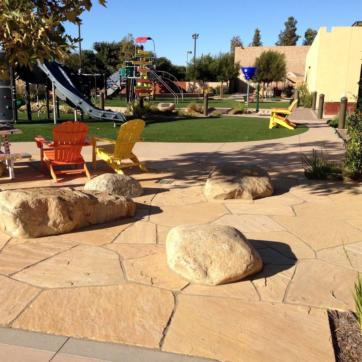 Landscape Patio Natural Flagstone Pathway Stepping Stone Slabs - 1000 lbs - Salmon Red