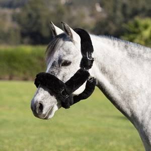 SmartPak Sheepskin Shipping Halter - Pony - White