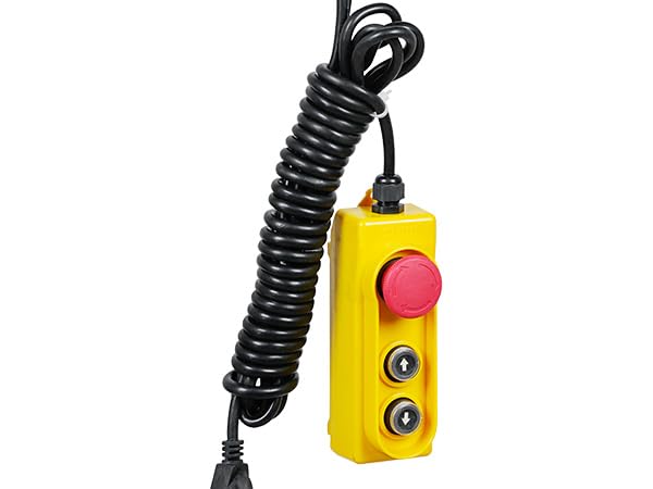VEVOR Electric Hoist, 2200 lbs Lifting Capacity, 1600W 110V Electric Steel Wire Winch with Wireless Remote Control, 40ft Single Cable Lifting Height & Pure Copper Motor, for Garage Warehouse Factory