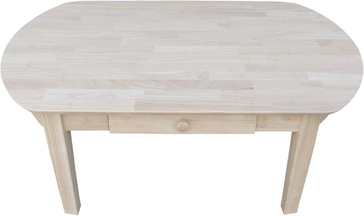 International Concepts Phillips Oval Coffee Table, Unfinished
