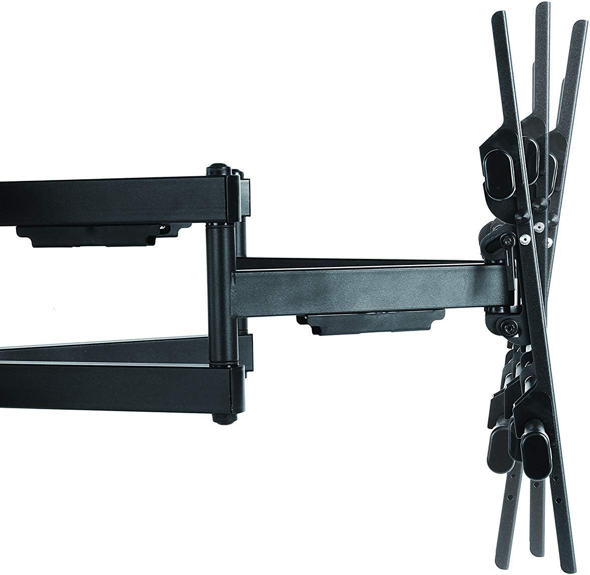 Premium Mount - Heavy Duty Dual Arm Articulating TV Wall Bracket for LG C1 83 inch class 4K Smart OLED w/AI ThinQ (OLED83C1PUA) Tilt & Swivel with Reduced Glare Buy Smart, ARM2021-32