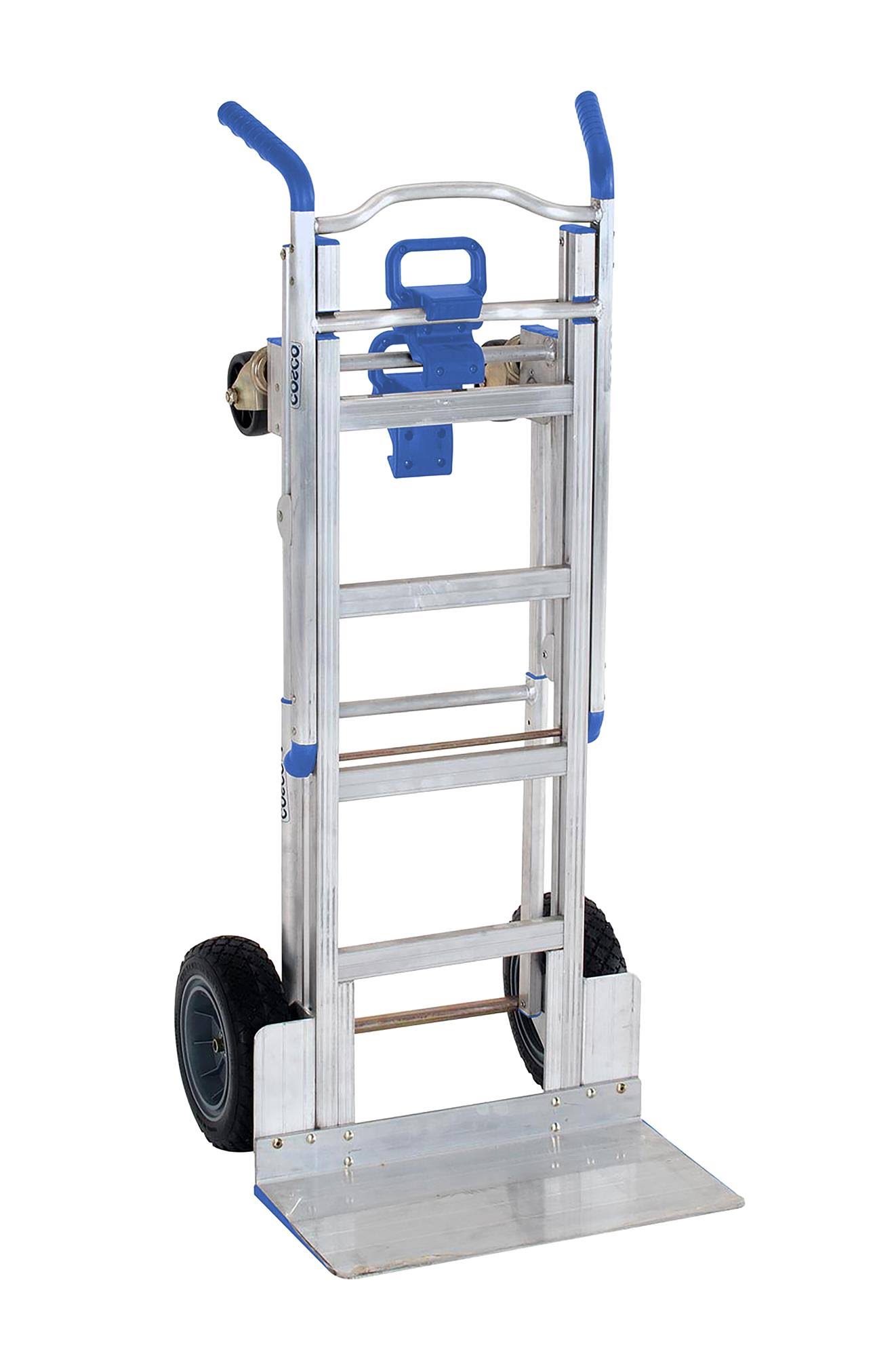 Cosco 3-in-1 Assist Series Aluminum Hand Truck w/ Flat Free - Indigo Blue