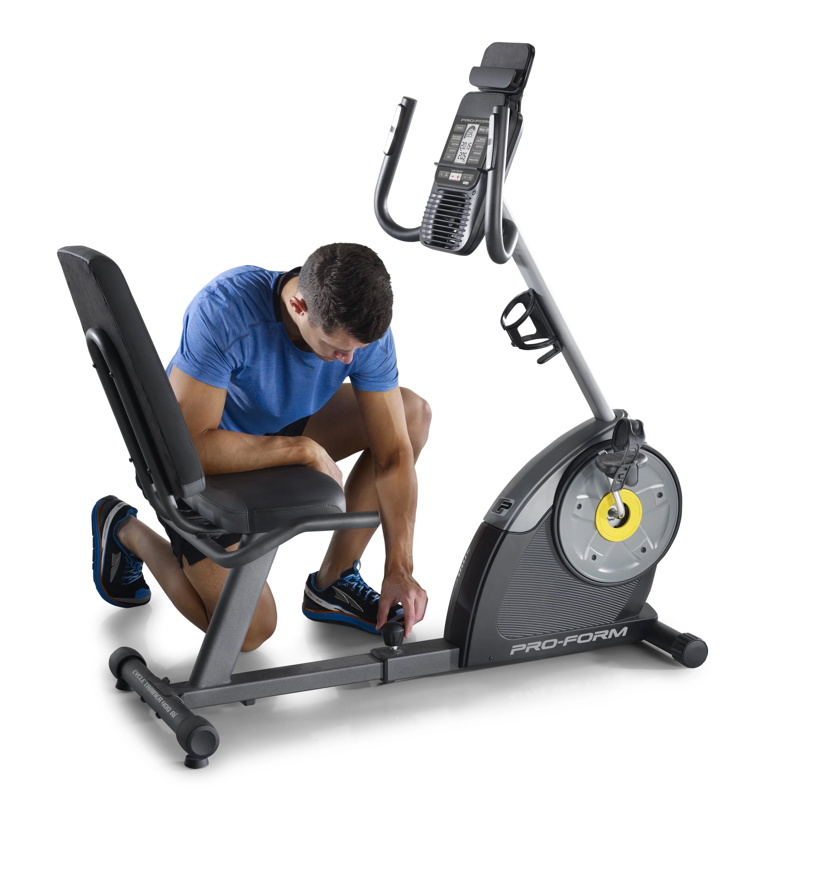 ProForm Cycle Trainer 400 Ri Recumbent Exercise Bike, Compatible with iFit Personal Training