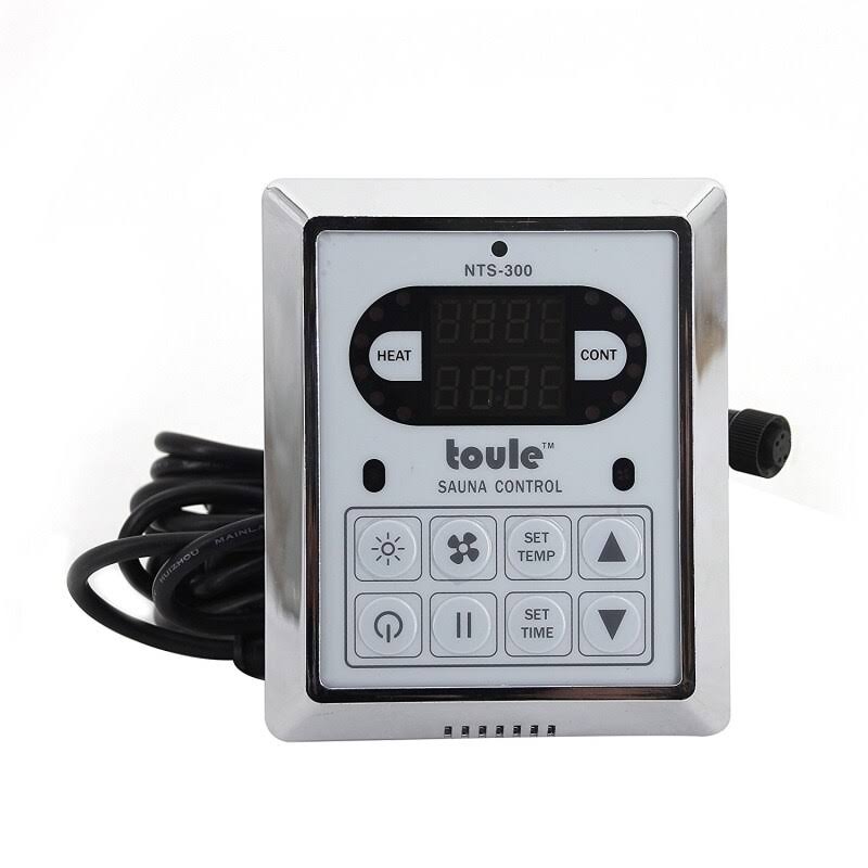 Toule ETL Certified Wet Dry Sauna Heater Stove - Wall Digital Controller - 6kW Aleko Ntsc60