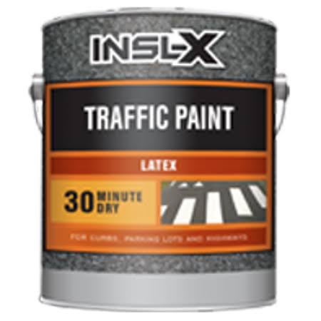 Insl-X TP3224099-05 Traffic Paint, Flat, Yellow, 5 gal, Can