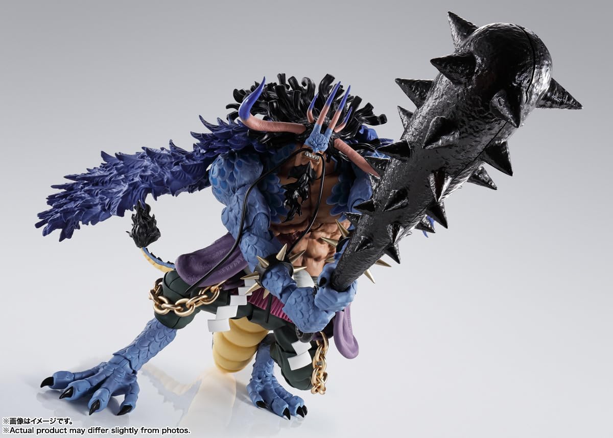 TAMASHII NATIONS - One Piece - Kaido King of The Beasts (Man-Beast Form), Bandai Spirits S.H.Figuarts Action Figure