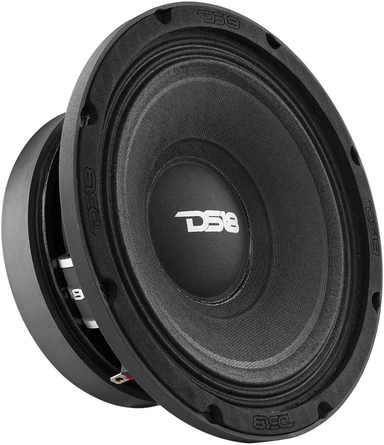 DS18 PRO-FU10.4 10" Mid Range Loudspeaker, 800 Watts Max, 400 RMS, 4 Ohms - Powerful Car Audio Mid High Speaker (1 Speaker)