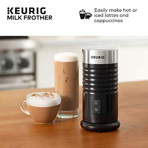 Keurig K-Supreme Gray Single Serve Coffee Maker Milk Frother for Hot and Cold Milk Foam