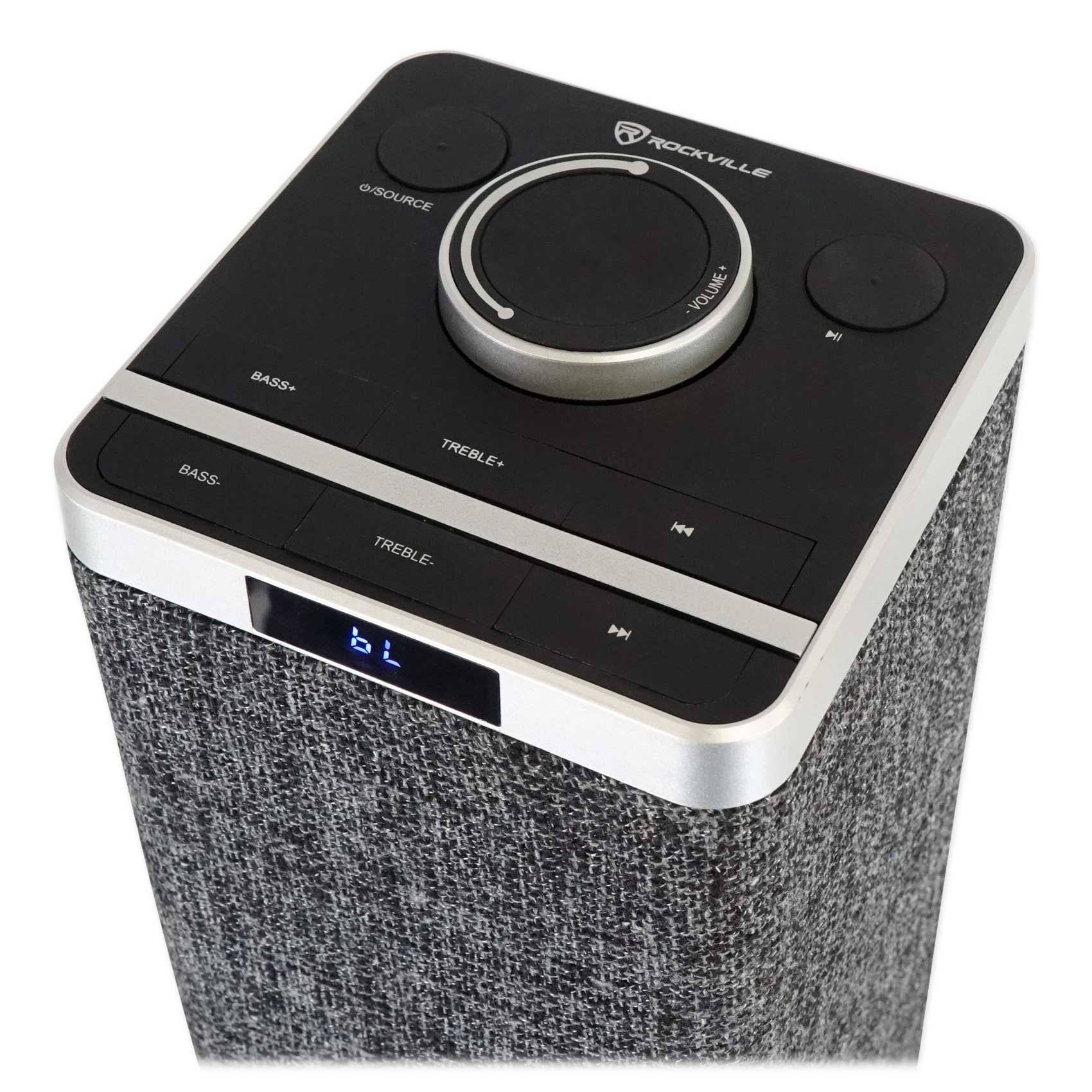 Rockville ONE-TOWER All-in-One Tower Bluetooth Speaker System+HDMI/Optical/RCA