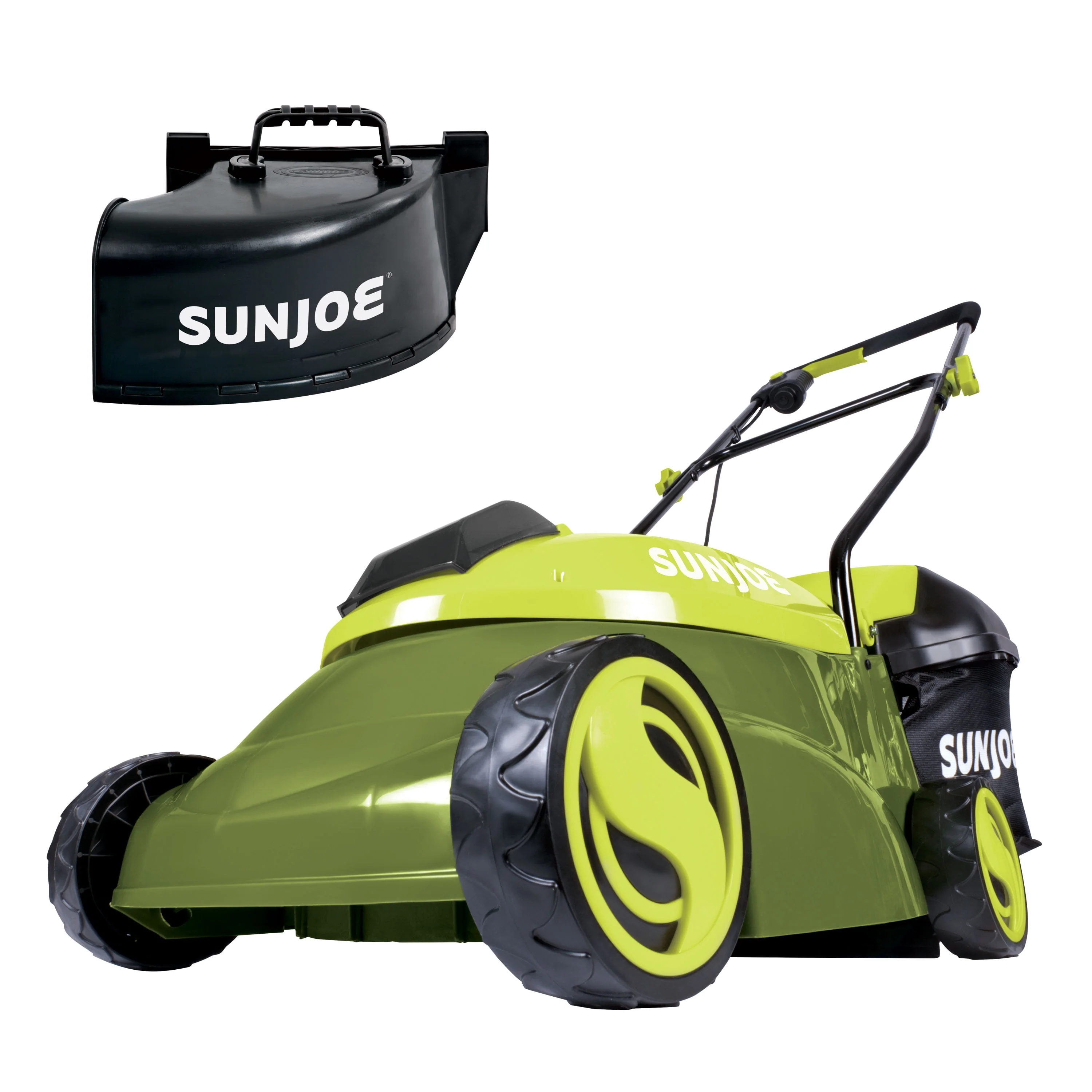 Sun Joe 28V Cordless 14 Brushless Push Lawn Mower, 3-Position, 4.0-Ah