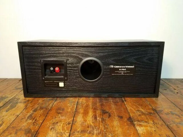 Cerwin-Vega E-76C - Center channel speaker - bookshelf - 2-way - black