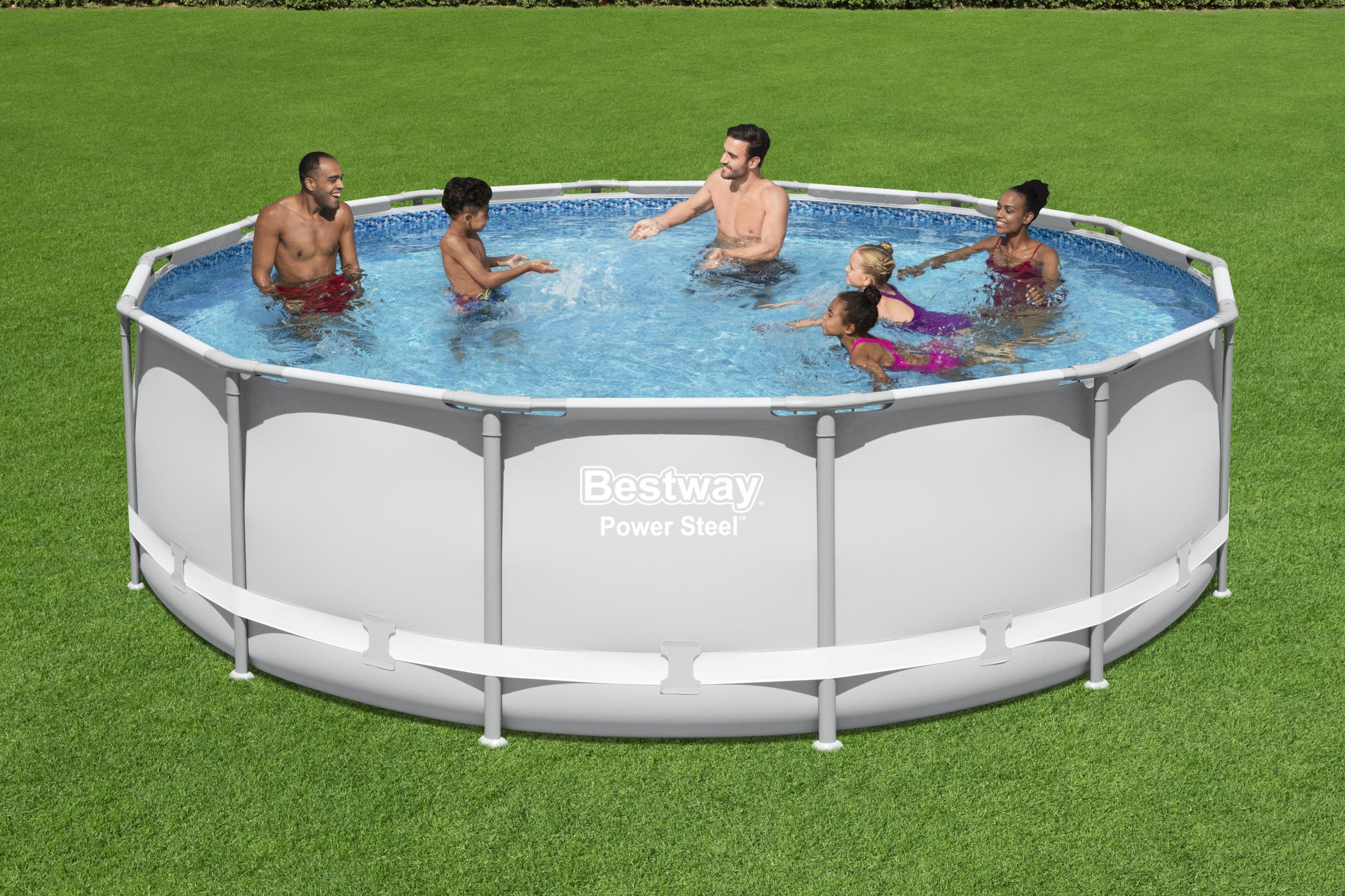 Bestway Power Steel 14' x 42" Above Ground Pool Set