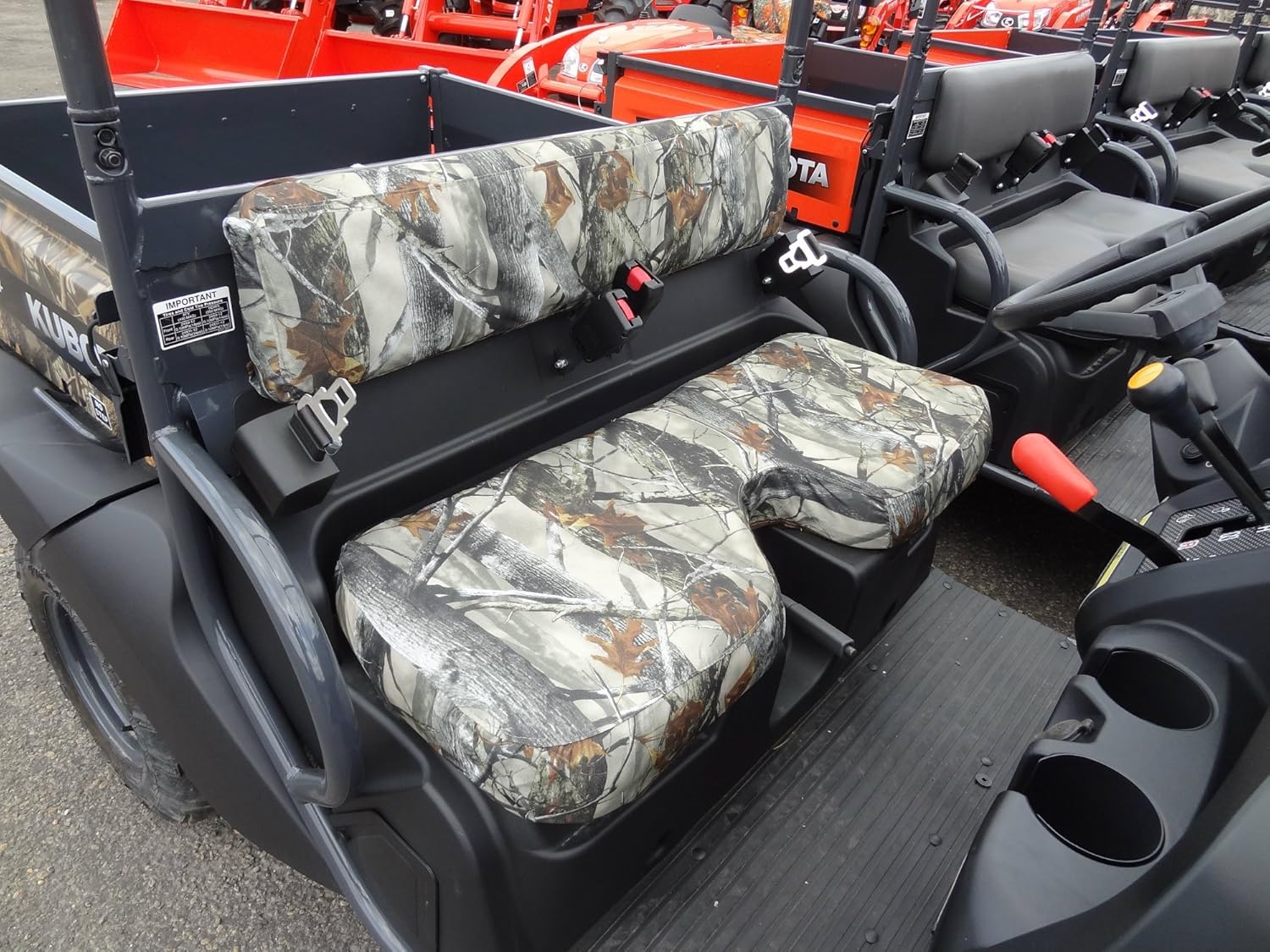 Durafit Seat Covers, Kubota RTV 400 or 500 ATVs & Utility Vehicle, Camo Seat Covers, Endura Fabric Pack of 2