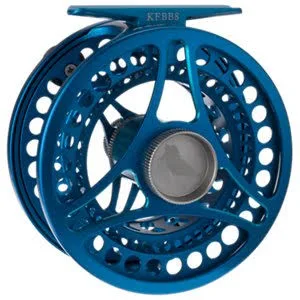 White River Fly Shop Kingfisher Fly Reel - 7/8 Line Wt. - Matte Blue