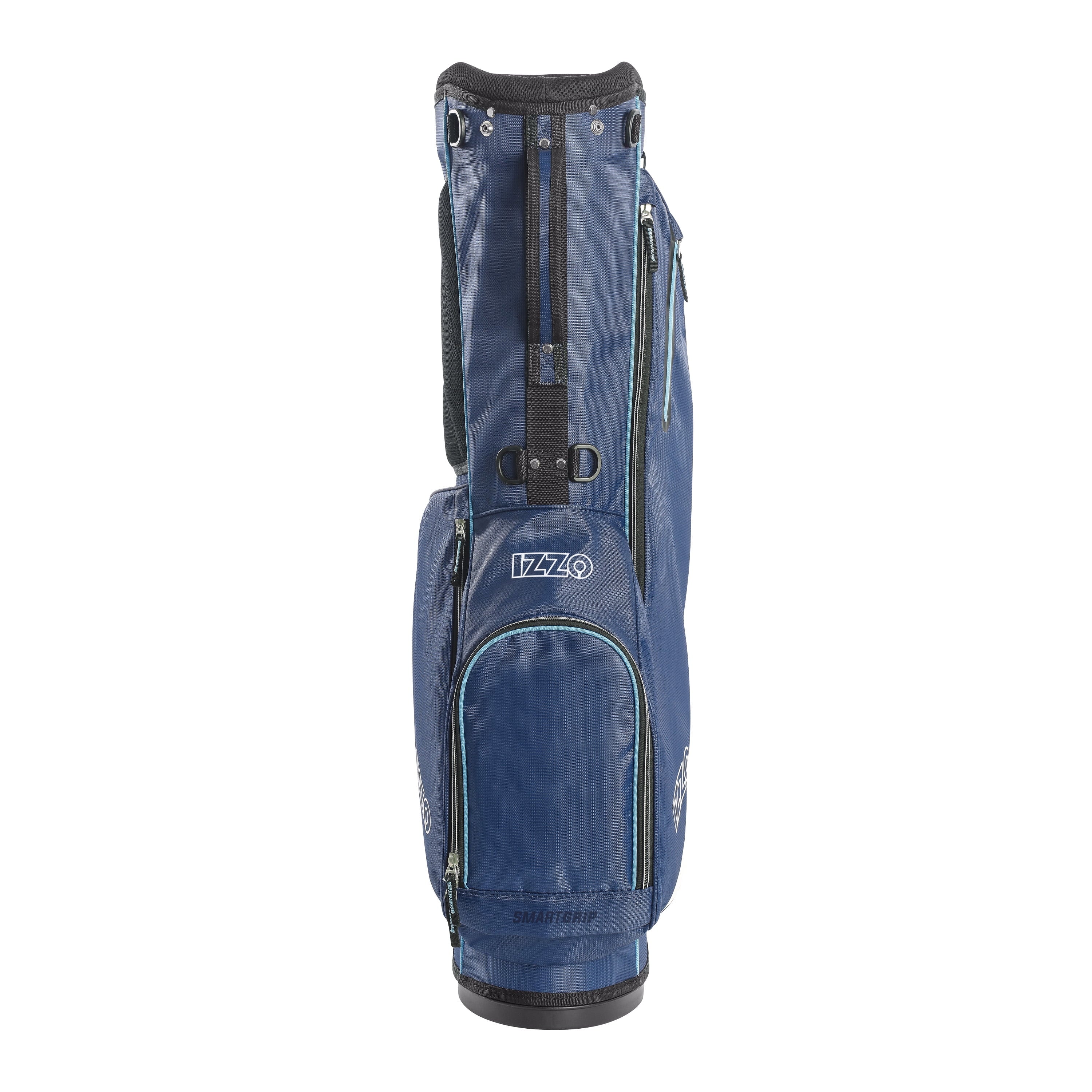 Izzo Golf Ultra-Lite Stand Bag - Grey/Lime