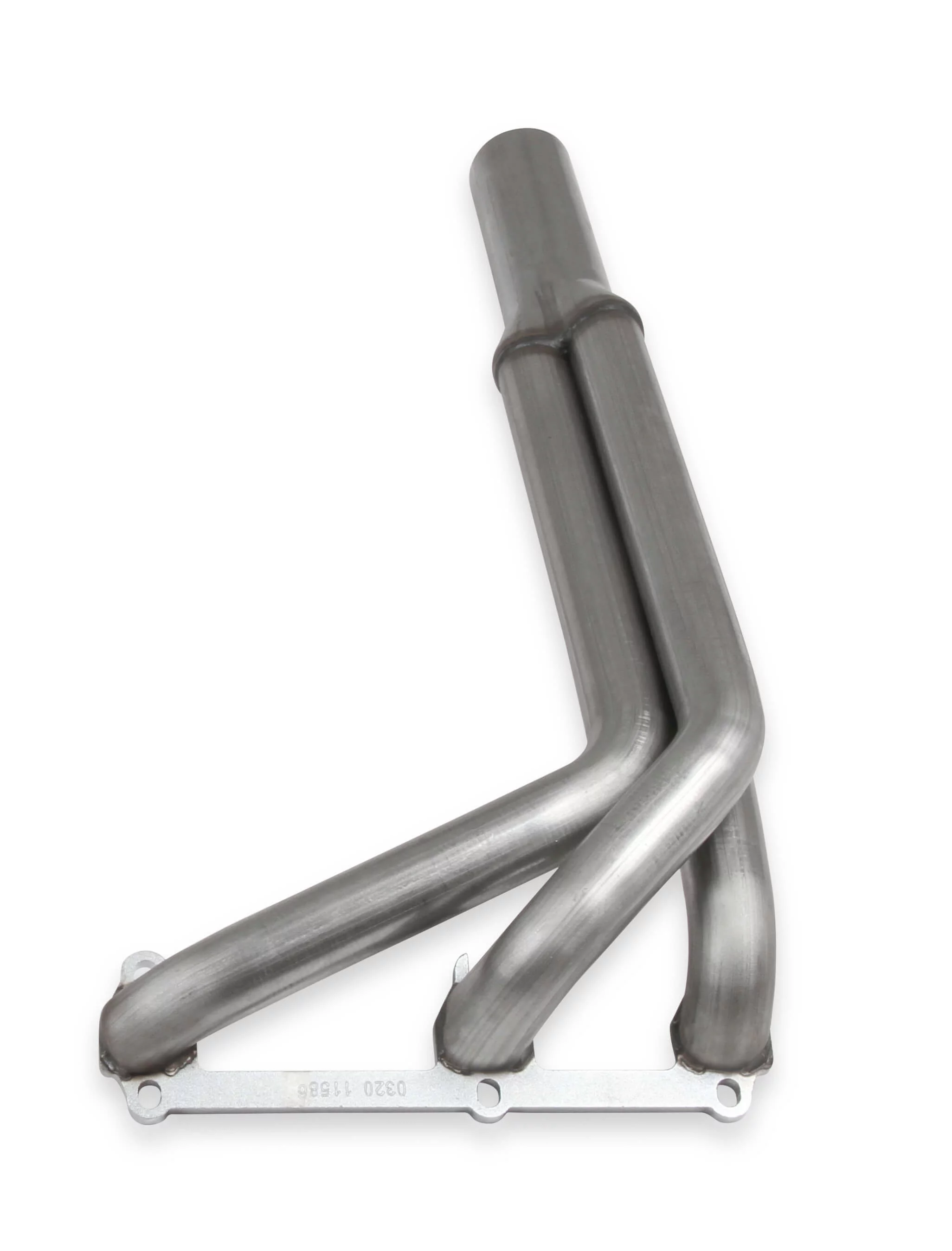 Flowtech 11586FLT Upright Headers 1-5/8" Primary, 20" Long, 27" tall, 2-1/2" x 10" Collector - 409SS Natural Finish