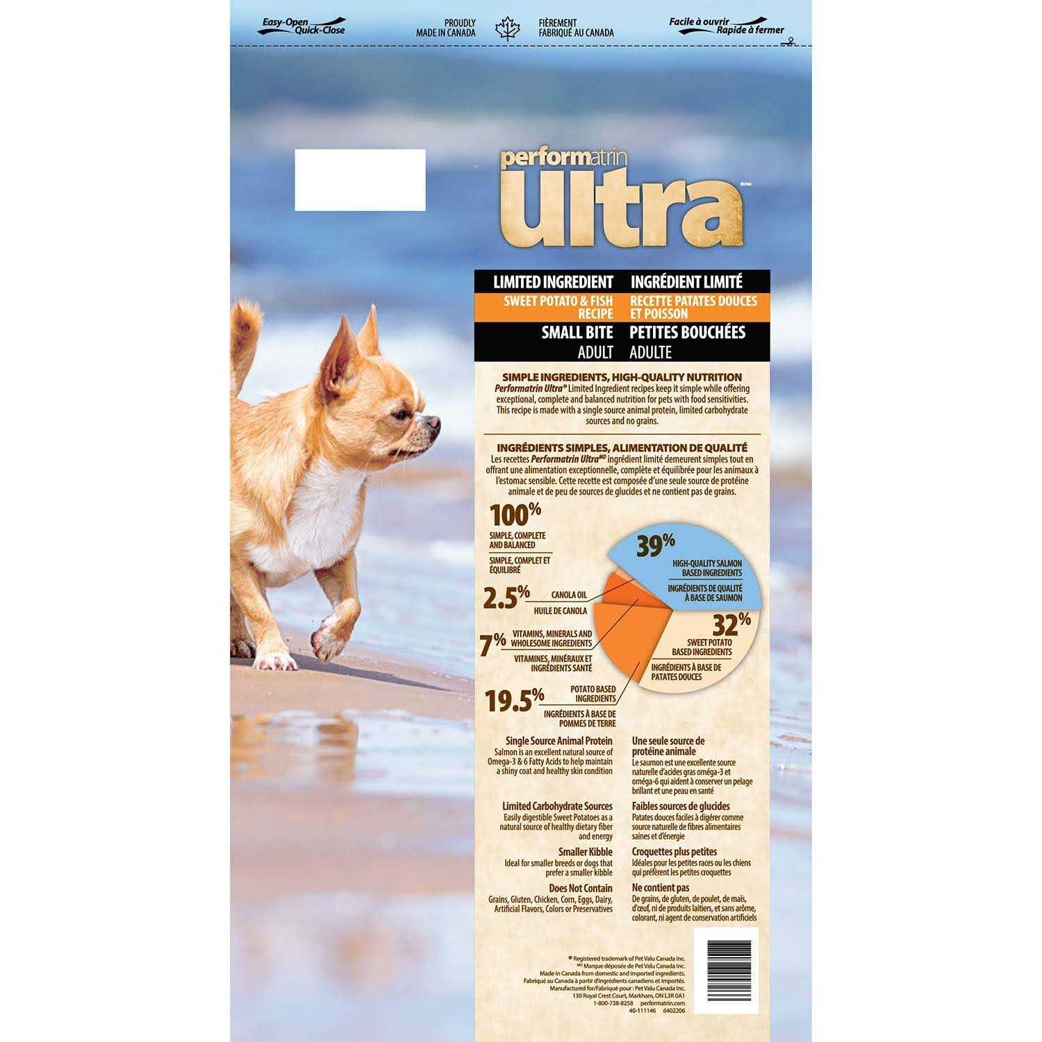 Performatrin Ultra Limited Ingredient Sweet Potato &amp; Fish Adult Dog Food - Pet Supplies online store