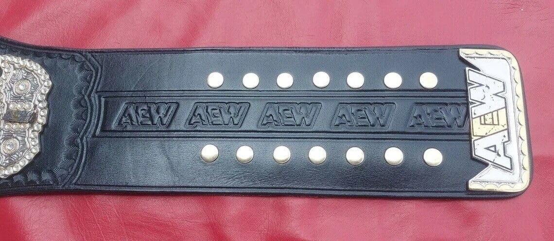 AEW World Heavyweight Wrestling Championship Title Belt Replica, Authentic Wear Universal Championship Title Belt - Adult Size